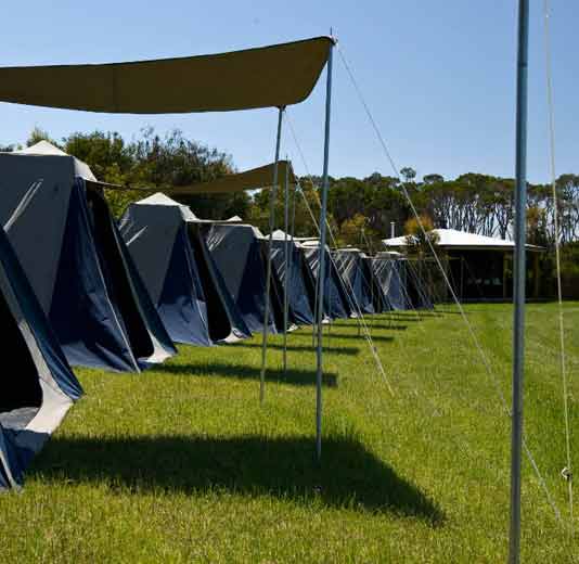 Tent Camping - Don't like indoors? Experience all the fun of and challenges 'real camping' & its associated activities instead.